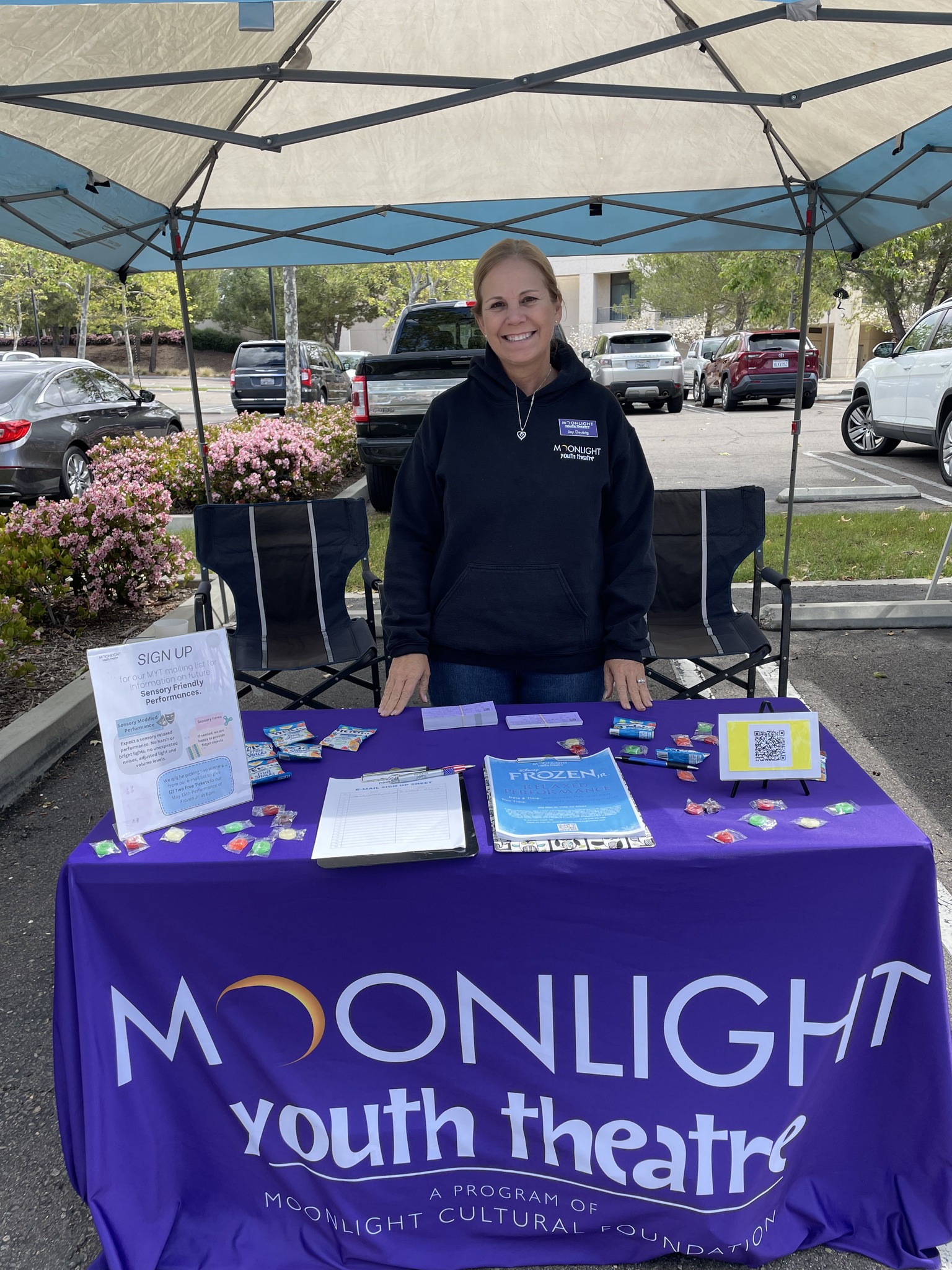 Moonlight Theater Booth at Autism Walk