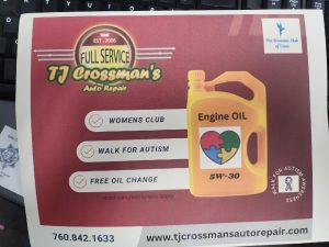 Oil Change Service from T J Crossman's Auto Repair