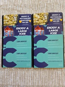 4 Movie Passes from Cinepolis complete with Popcorn and Icees