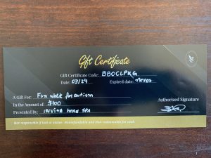$100 Gift Certificate from Invita Head Spa