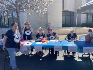 Volunteers at the Registration table