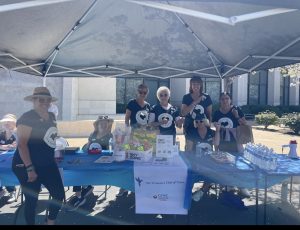 Volunteers at the Registration table