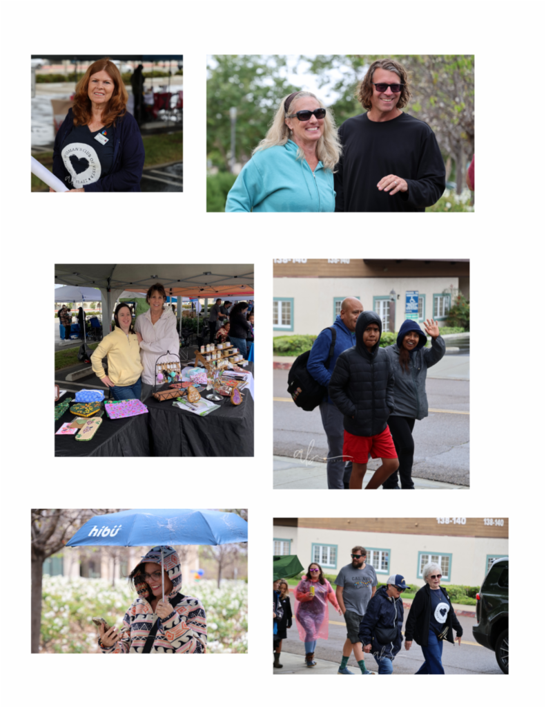 Photo collage from 2026 WCV Vista Autism Walk